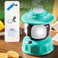 thumbnail image 4 of Rechargeable Bubble Lamp Blaster Maker Night Light Children Fun Toy Camping Equipment Outdoor Party Activity Lighting Green Green, 4 of 9