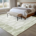 thumbnail image 4 of Large Area Rugs for Living Room Bedroom, Sage Green 8'x10' Rug Washable Carpet Runner Indoor Outdoor, Vintage Elegant Abstract Art Non Slip Floor Mats Rug for Kitchen, Patio, 4 of 8