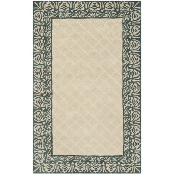 SAFAVIEH Total Performance TLP755E Ivory / Blue Rug