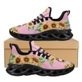 thumbnail image 1 of Zapatillas de deporte para mujer, bonitas zapatillas con estampado de calavera y girasol, con amortiguación de aire, calzado de plataforma para hombre, 1 of 6