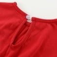 thumbnail image 6 of CYRBOKO Summer Dresses for Toddler Girls 2025, Casual Birthday Short Sleeve Cotton Princess Dresses Red Size 3-4 T, 6 of 9