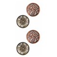 thumbnail image 3 of Guardoinrt 2pieces Exquisite Craft Metal Candle Jar Cover For Retro And Elegant Home Decor 2Set, 3 of 6