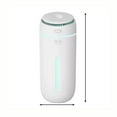thumbnail image 3 of Cool Mist Humidifier for Room Home Baby Air Pure Vaporizer Steam Liquid with Humidifier Filter for Bedroom, White, 3 of 8
