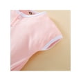 thumbnail image 5 of Seyurigaoka Children's Jumpsuit Shorts with Round Neck Short Sleeves Elastic Waist Button Design Summer Jumpsuit, 5 of 9