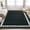 Black, variant on Washable 8x10' Area Rug – Soft Neutral Non Slip Large Rug with Rubber Back, Low Pile Stain Resistant – Modern Carpet for Living Room, Bedroom, Dining Room, Farmhouse