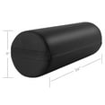 thumbnail image 2 of Jumbo Round Massage Table Bolster Pillow Pad, Supportive Cushions with Zippered Outer Case, Round Bolster with Handle for Dorm, Home, Indoor - 26 x 9 Inch - Black, 2 of 5
