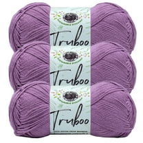 Lion Brand Yarn Truboo Mauve Yarn 3 Pack