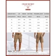 thumbnail image 2 of Chase Secret Casual Shorts for Men Drawstring Summer Beach Stretch Golf Cargo Shorts 34, 2 of 6