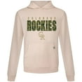 thumbnail image 2 of Men's Levelwear  Khaki Colorado Rockies Relay Protect Pullover Hoodie, 2 of 3