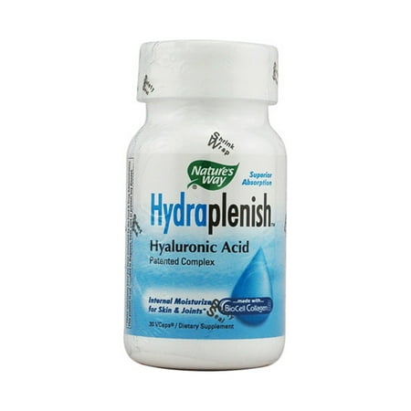 Natures Way Hydraplenish Acide Hyaluronique complexe breveté Capsules - 30 Ea