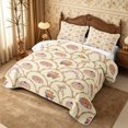 thumbnail image 3 of Erosebridal Lace Pie Twin Quilt Set 2 Pieces,Fall Baking Twin Coverlet Set,Pink,1 Bedspread and 1 Pillowcase, 3 of 7