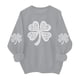 thumbnail image 3 of TaTaai Womens St Patricks Day Print Sweatshirt Long Sleeve Crewneck Casual Pullover Fleece Lined Holiday Top Gift, 3 of 6