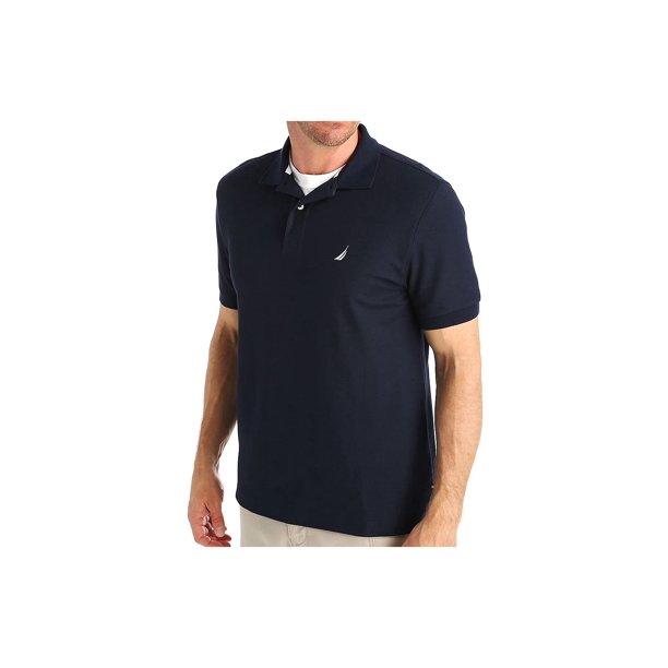 Camiseta Nautica Classic de manga corta lisa para hombre azul marino