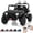Black, variant on 24V 2-Seater Ride On UTV for Kids – 4WD Electric Car Toy with 4 x 45W Motors, Remote & Manual Drive, Spring Suspension, 3 Speeds up to 5 MPH, LED, Dual Storage, MP3 – Ages 3-8, Blue