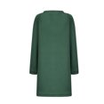 thumbnail image 5 of Efsteb Winter Dresses for Women 2025 Fleece Lined Dress Casual Round Neck Warm Long Sleeve Thick Dresss (Green,L), 5 of 5
