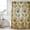 Brown, variant on Vintage Palm Trees Shower Curtain, Waterproof Shower Curtains for Bathroom, Summer Botanical Retro Watercolor Washable Fabric Bathtub Curtain Set Bath Decor with 12 Hooks Stall 36"x72"