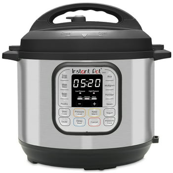 Instant Pot Duo 6-Quart 7-in-1 Electric Pressure Cooker, Slow Cooker, Rice Cooker, Steamer, Saut, Yogurt Maker, Warmer & Sterilizer, Includes App With Over 800 Recipes, Stainless Steel