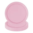 thumbnail image 3 of Disposable Paper Plates, 9", Light Pink, 20 Pieces, by Way To Celebrate, 3 of 7
