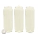 thumbnail image 1 of Velas de oración blancas de 9 días, paquete de 3, velas de pilar de 7 pulgadas de alto para decoración de fiestas conmemorativas religiosas, vigilia y uso de emergencia, cera de aceite vegetal en reci, 1 of 5