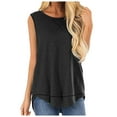 thumbnail image 1 of Blouses Décontractées à Manches Courtes pour Femmes Grande Taille avec Détails Cousus, 1 of 4