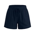 thumbnail image 6 of Tumotour Summer Board Shorts for Women'S Checkered Double Pocket Wide-Leg Shorts Loose Sporty Elasticated Side Pocket Drawstring Elastic Waist Shorts Athletic Workout Shorts, 6 of 7
