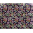 thumbnail image 4 of oneOone Georgette Viscose Purple Fabric Florals Quilting Supplies Print Sewing Fabric By The Yard 42 Inch Wide-6TA, 4 of 4