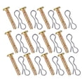thumbnail image 5 of IDEANATEGRATE Snow Blower Part 12 Set Shear Pins and Pins for Homeowners and Maintenance Workers 1.34X0.59X0.04in, 5 of 8