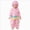A81-Newborn Bodysuit-Pink, variant on 3-4Years Newborn Infant And Toddler Cake Shaped Jumpsuit Birthday Party Outfit Romper Newborn Cotton Button Climbing Suit