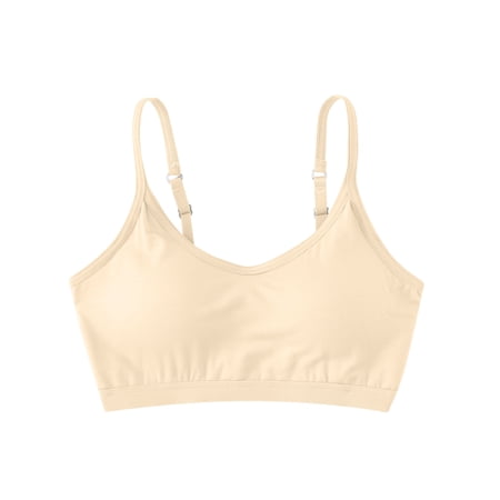 VBVC Women s Seamless Padded Bralette Ladies Adjustable Straps Everyday Bra Lightweight Lingerie For Women Beige Size XL
