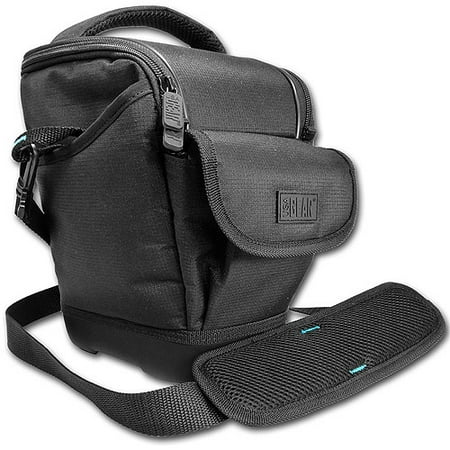 Medium Weather Resistant DSLR Zoom Holster Carrying Case by USA Gear - Works With Nikon , Canon , Panasonic and More (Best Dslr Holster Bag)