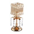 thumbnail image 1 of Candelabro de cristal para decoración de inauguración de la casa. 26 cm alto, 1 of 8