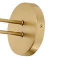 thumbnail image 5 of 84430LCB-BK Lark Milo - 5W 1 LED Small Wall Sconce-9.25 Inches Tall and 9 Inches Wide-Lacquered Brass/Black Finish, 5 of 10