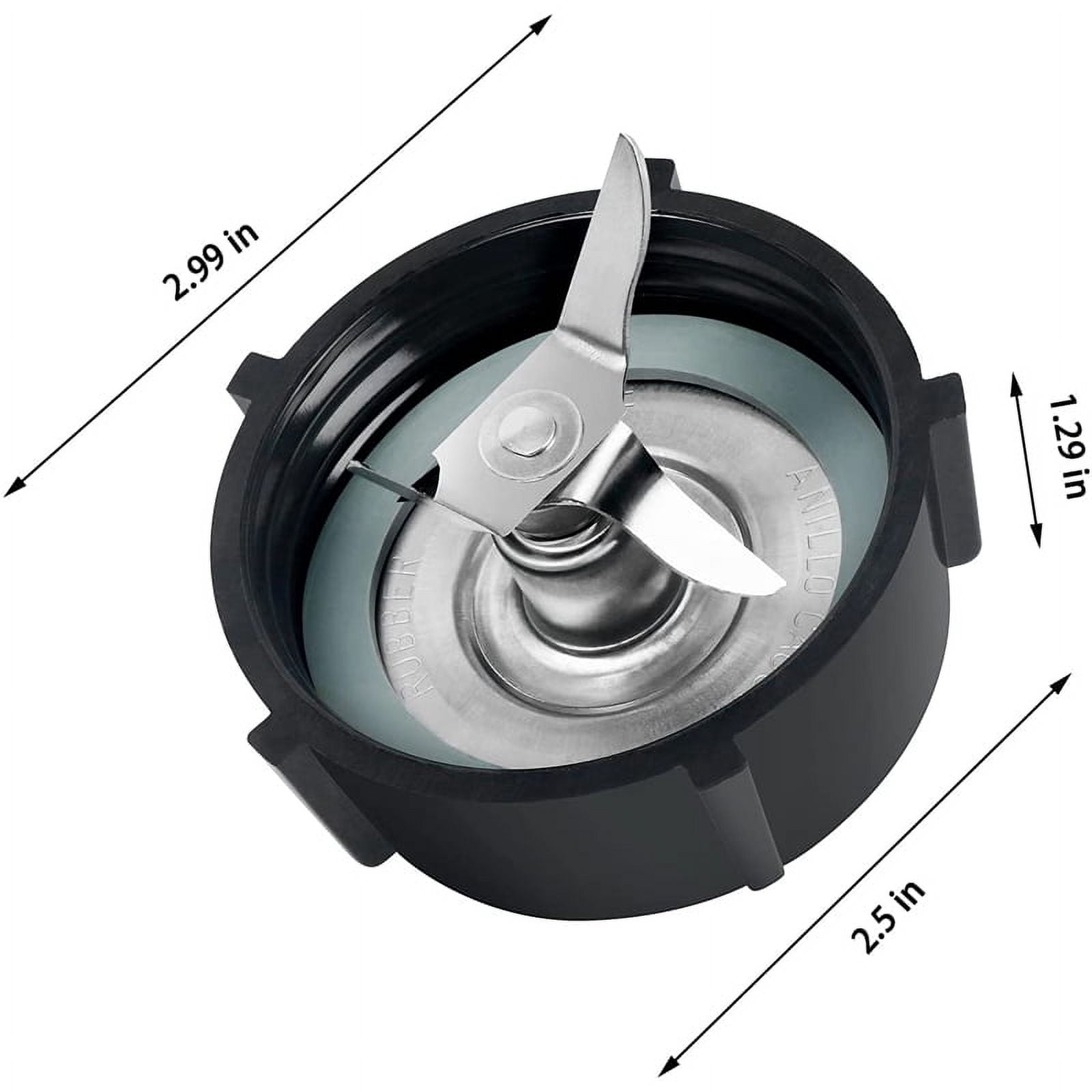For Osterizer Blender Blades with Blender Jar Bottom & 4 Point Blade 4961 & 2 Pcs O Ring Rubber Seal Gasket