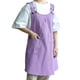 thumbnail image 1 of Minnieouse Delantal vaquero para todas las ocasiones Aplicaciones amplias Talla única Delantal con espalda cruzada y bolsillos Prendas para la parte del cuerpo Púrpura, 1 of 6