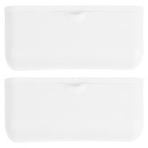 LIFKOME Wall Mountable Trash Bag Dispenser with Adhesive for Easy Installation in Home or Bathroom White PP Material Fits Most Bag Rolls