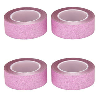 Adhesive Tape 1 Roll Glitter Washi Tape Diy Decorative Colored