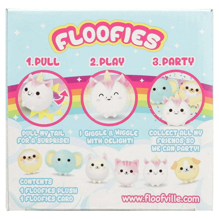Floofies Fluffy 4.5 Plush Toy - Cuddly, Rainbow Tail - Walmart.com