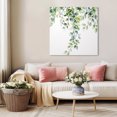 thumbnail image 5 of Summer Eucalyptus Leaves Wall Art Painting on Canvas, Pastoral Rustic Botanical Canvas Art Home Prints Wall Art Framed Modern Artwork for Living Room Bedroom Wall Decor 8x8in, 5 of 9