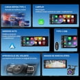 thumbnail image 3 of Estéreo Finyqbet 1 DIN Coche Compatible Apple CarPlay Android Auto Pantalla Táctil 6.9 Pulgadas Cáma, 3 of 9