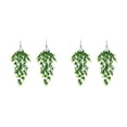 thumbnail image 3 of Plantas artificiales colgantes Yuarrent 2 piezas 80 cm verde y café, 3 of 6
