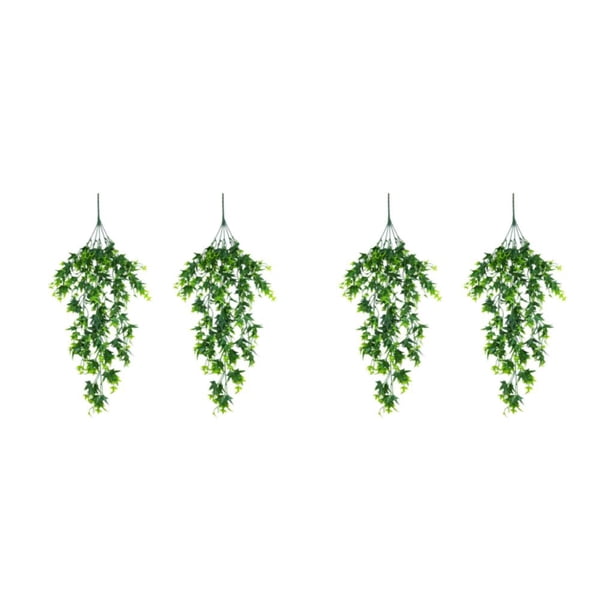 Planta decorativa de simulación Matsuzay 2 uds ABS verde 80 cm de largo