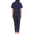 thumbnail image 4 of Ultra Soft Maternity & Nursing Pajamas Long Sleeve Sleepwear Set,Short Sleeve, 4 of 6
