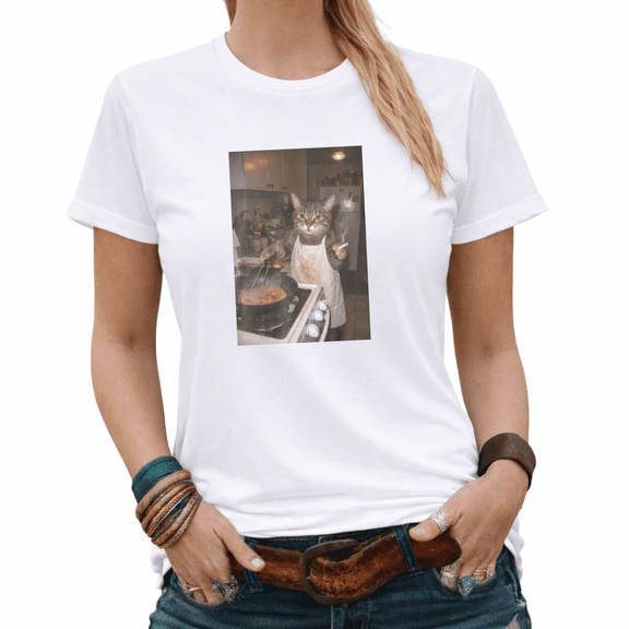 Rage Consumes Me Funny Cat Floral Graphic Tees Women's Cat Lover Meme Shirt