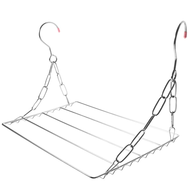 Moluckfu Estante Multifuncional Para Ropa Y Zapatos Con Estructura En Espiral Plateada
