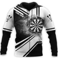 thumbnail image 3 of Sudadera con capucha y cremallera con estampado de dardos en 3D y juego de bar, tendencia de hip hop, ropa de otoño de talla grande, 3 of 5