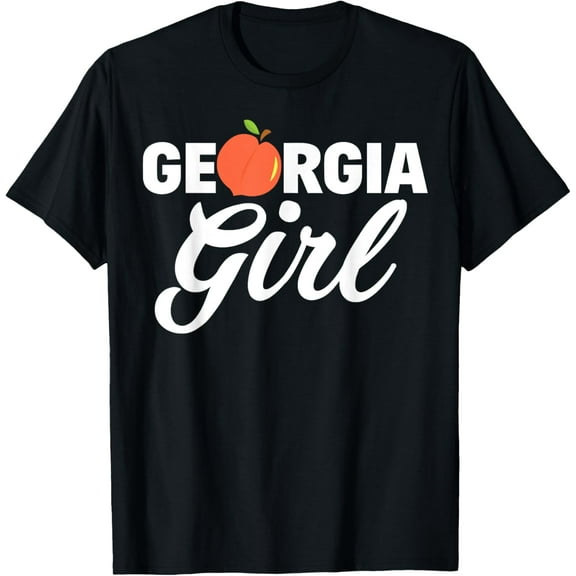 t-shirt Georgia Peach Girl Funny Vintage T-Shirt.