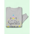 thumbnail image 3 of Quote: Sparkle Like A Unicorn  Sweatshirt Women -Image by Shutterstock, Female Small, 3 of 4