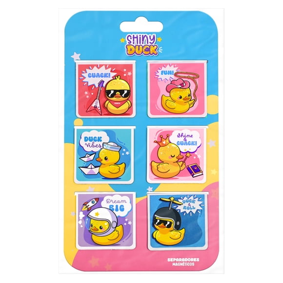 Separadores Magnéticos Prichos Multicolor de Plástico e Imán 6 Piezas por Empaque