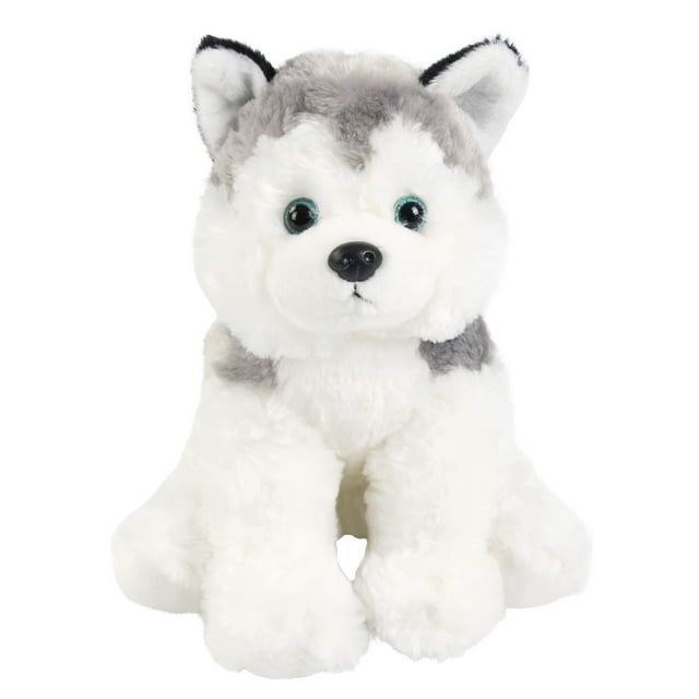 Bstaofy 12’’ Husky Stuffed Animal Puppy Dog Plush Toys Realistic Gifts ...