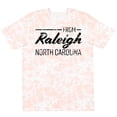 thumbnail image 3 of Inktastic From Raleigh North Carolina in Black Distressed Text T-Shirt, 3 of 5